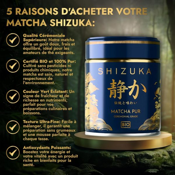 Thé Matcha Cérémonial Bio – Image 4
